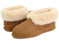 Cheap Acorn Comfort Slippers for Men - Sheepskin Bootie II - Walnut Sheepskin Sale Online